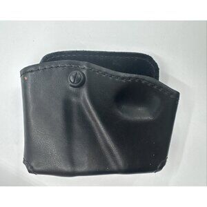 Safariland Double Magazine Clip Pouch For COLT 1911 Mags Black Leather 2807 573